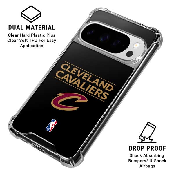 NBA Cleveland Cavaliers Standard - Blue Google Pixel 10 Pro Clear Case