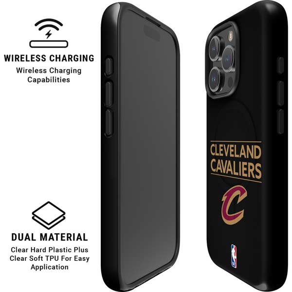 NBA Cleveland Cavaliers Standard - Blue iPhone 16 Pro Max Magsafe Impact Case