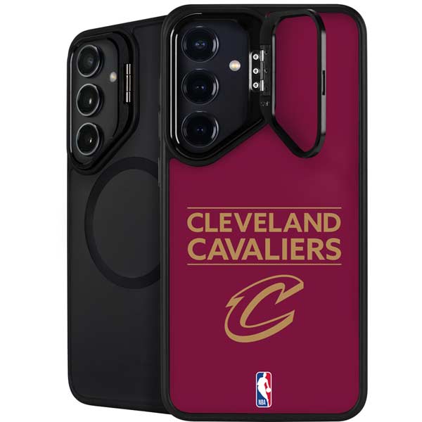 NBA Cleveland Cavaliers Standard - Maroon Galaxy S26 Plus Kickstand Case