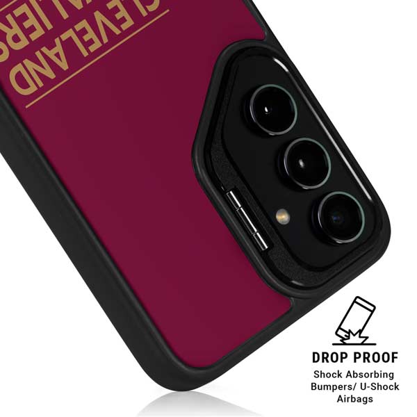 NBA Cleveland Cavaliers Standard - Maroon Galaxy S26 Plus Kickstand Case