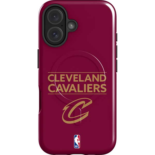 NBA Cleveland Cavaliers Standard - Maroon iPhone 16 Magsafe Impact Case
