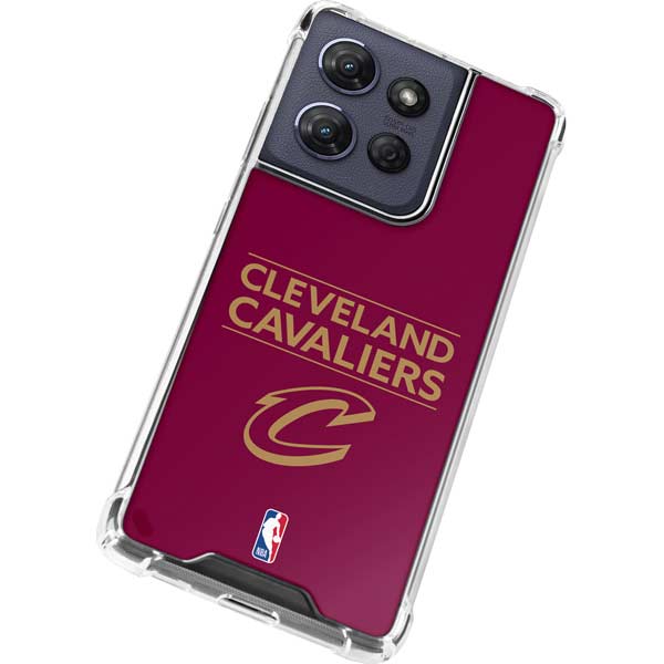 NBA Cleveland Cavaliers Standard - Maroon Moto G 5G (2025) Clear Case