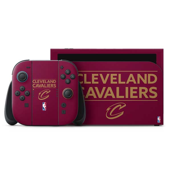 NBA Cleveland Cavaliers Standard - Maroon Nintendo Switch 2 (2025) with Joy-Con Skin