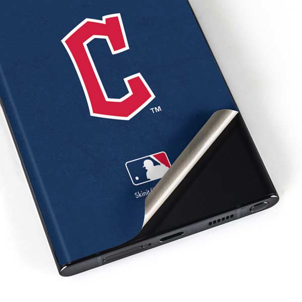 MLB Cleveland Guardians - Solid Distressed Galaxy Skins
