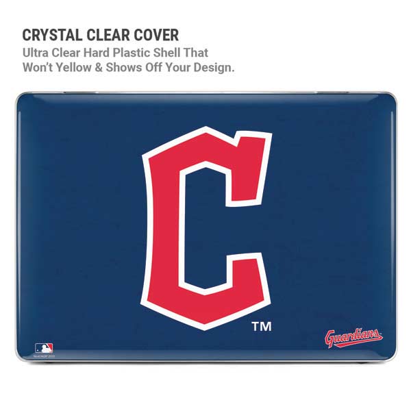 MLB Cleveland Guardians - Solid Distressed MacBook Pro 14in (2021-24) Case plus Skin