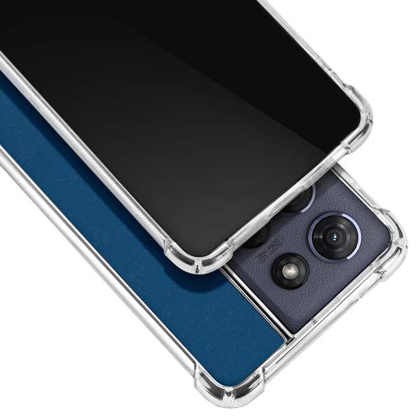 MLB Cleveland Guardians - Solid Distressed Moto G Power 5G (2025) Clear Case