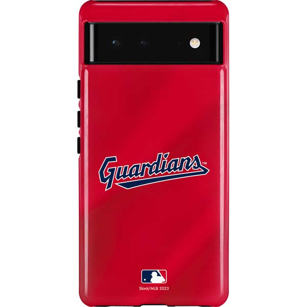 MLB Cleveland Guardians Alternate Road Jersey Pixel Cases