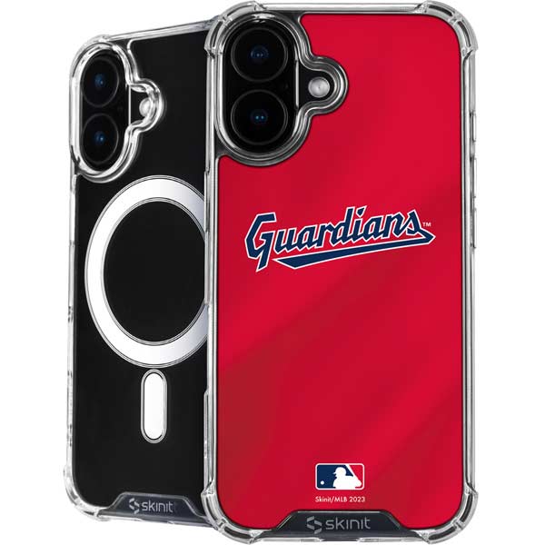 MLB Cleveland Guardians Alternate Road Jersey iPhone 16 MagSafe Case