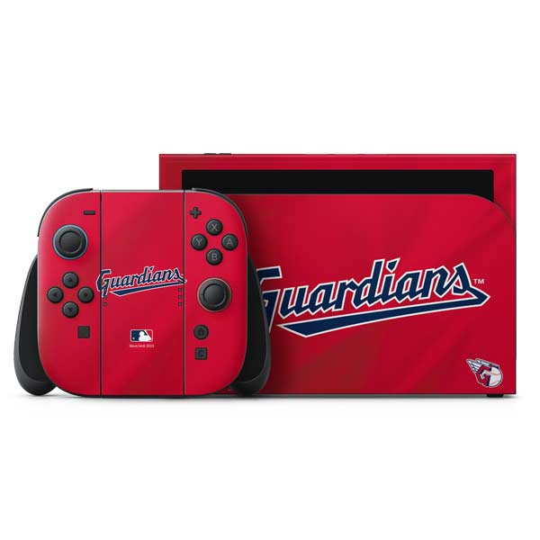 MLB Cleveland Guardians Alternate Road Jersey Nintendo Skins