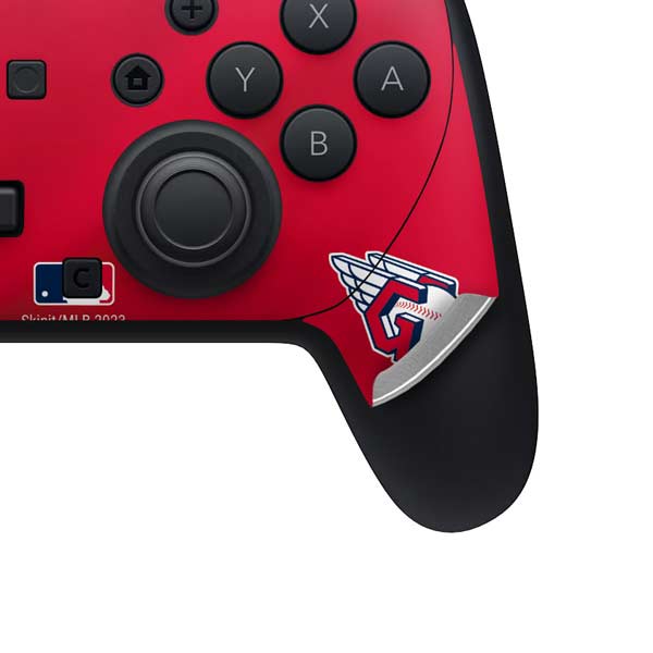 MLB Cleveland Guardians Alternate Road Jersey Nintendo Switch 2 (2025) Pro Controller Skin