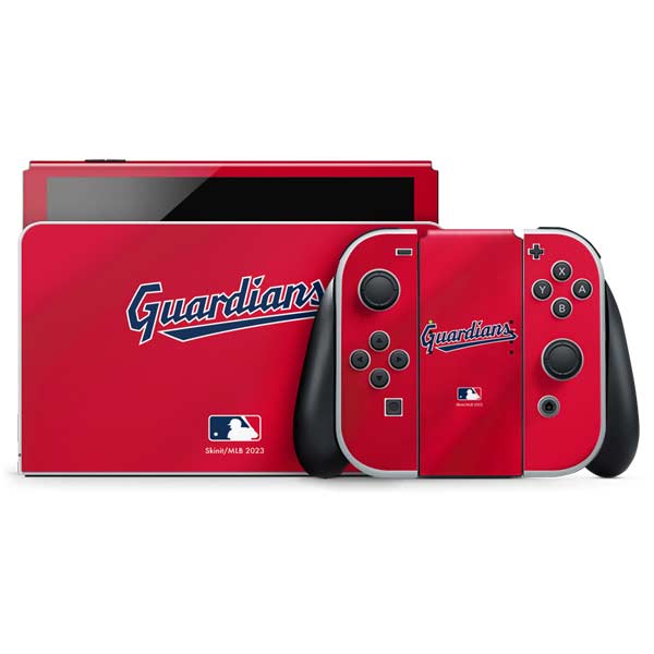MLB Cleveland Guardians Alternate Road Jersey Nintendo Skins