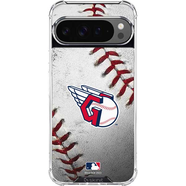 MLB Cleveland Guardians Game Ball Google Pixel 10 Pro XL Clear Case