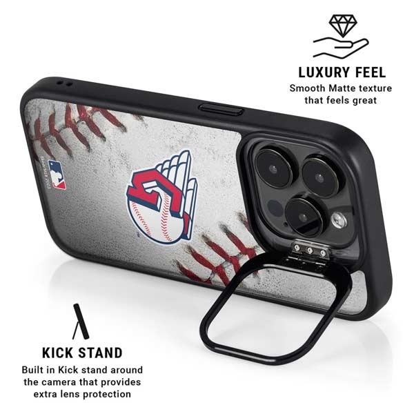 MLB Cleveland Guardians Game Ball iPhone 14 Pro Kickstand Case