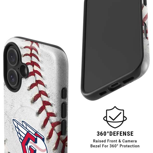 MLB Cleveland Guardians Game Ball iPhone 16 Magsafe Impact Case