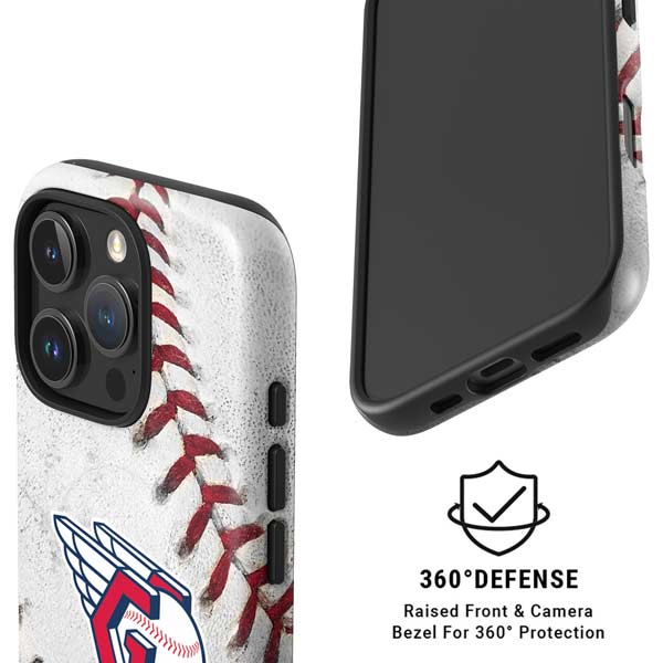 MLB Cleveland Guardians Game Ball iPhone 16 Pro Max Magsafe Impact Case
