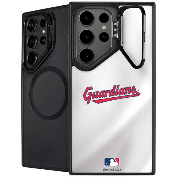MLB Cleveland Guardians Home Jersey Galaxy S26 Ultra Kickstand Case