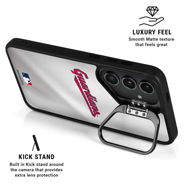 MLB Cleveland Guardians Home Jersey Galaxy S26 Ultra Kickstand Case