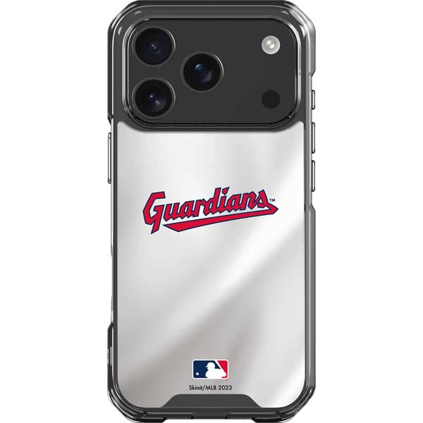 MLB Cleveland Guardians Home Jersey iPhone 17 Pro Clear Case