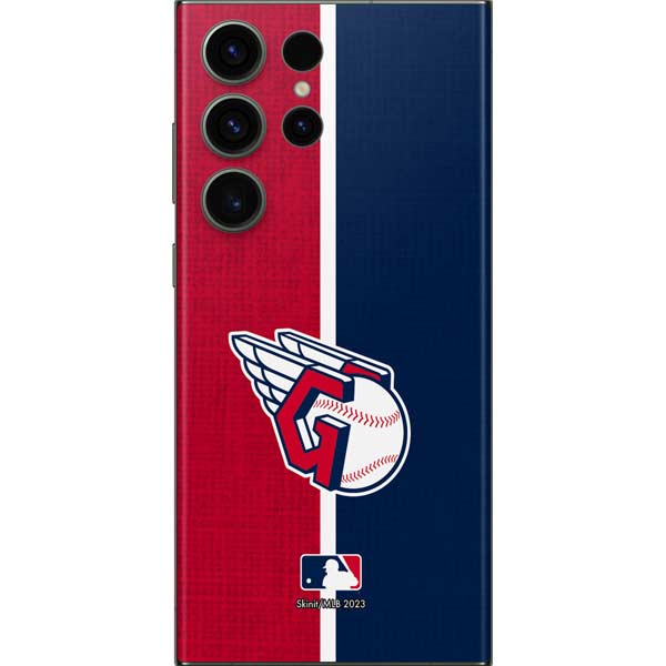 MLB Cleveland Guardians Split Galaxy Skins