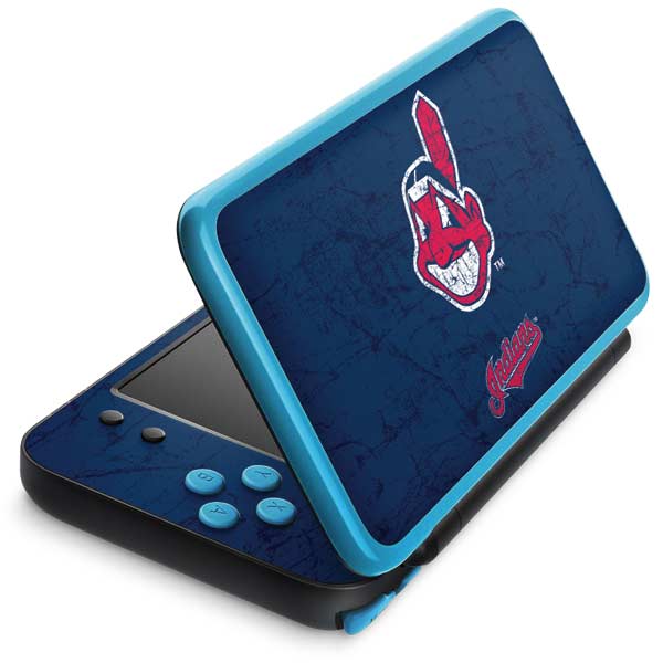 MLB Cleveland Guardians - Solid Distressed Nintendo Skins