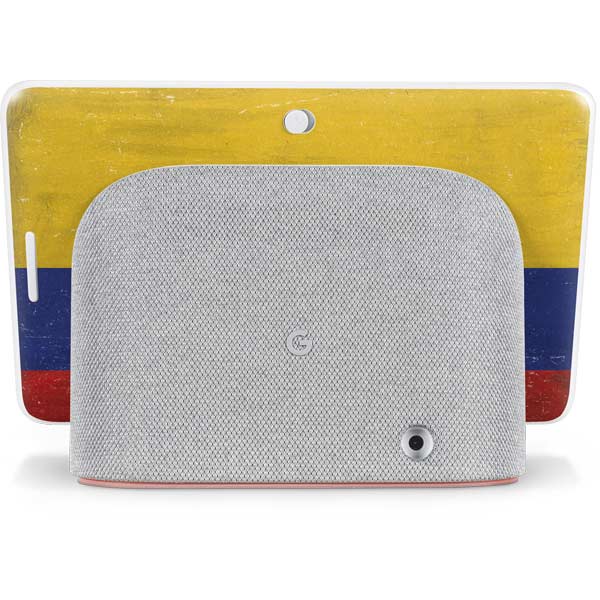 Colombia Flag Distressed Google Home Hub Skin