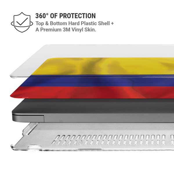 Colombia Flag MacBook Pro 14in (2021-24) Case plus Skin