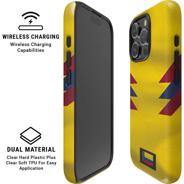 Colombia Soccer Flag iPhone 16 Pro Magsafe Impact Case