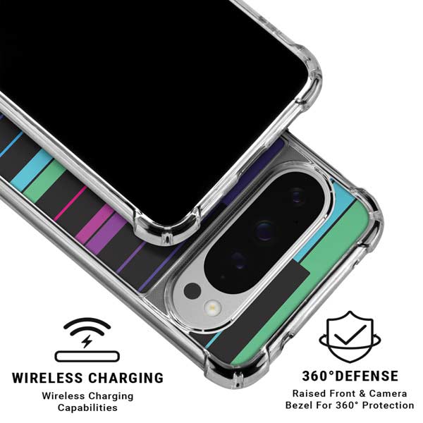 Color Piano Keys Google Pixel 10 Pro Clear Case