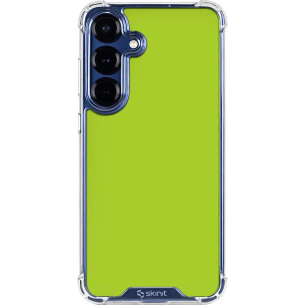 Color Pop Laser Lime Galaxy S25 Plus Clear Case