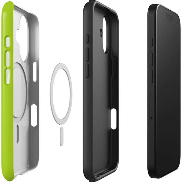 Color Pop Laser Lime iPhone 17 Magsafe Impact Case