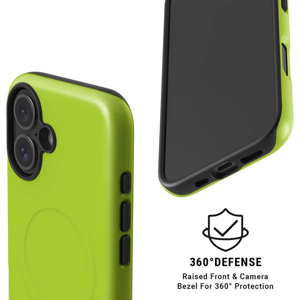 Color Pop Laser Lime iPhone 17 Magsafe Impact Case