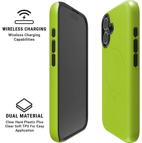 Color Pop Laser Lime iPhone 17 Magsafe Impact Case