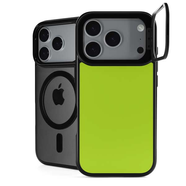 Color Pop Laser Lime iPhone 17 Pro Kickstand Case