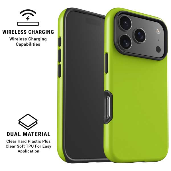 Color Pop Laser Lime iPhone 17 Pro Max Magsafe Impact Case