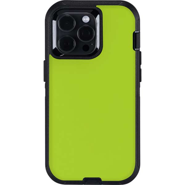 Color Pop Laser Lime Otterbox Defender iPhone Skin