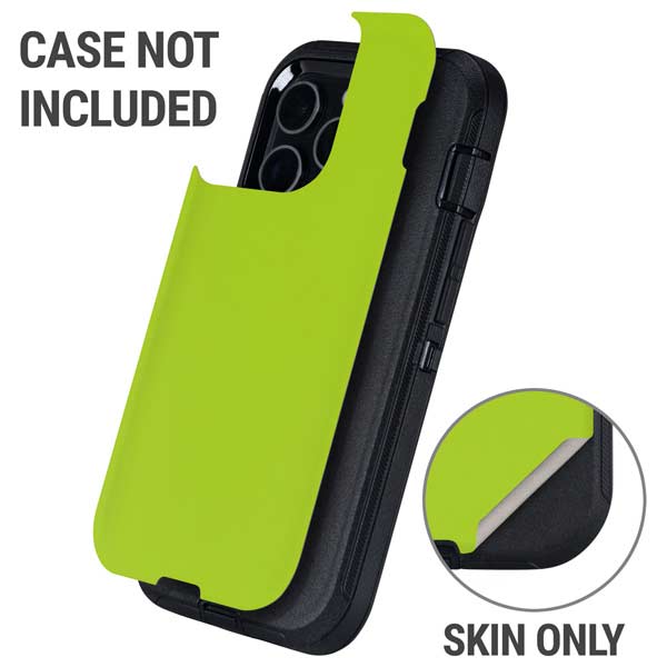 Color Pop Laser Lime Otterbox Defender iPhone Skin