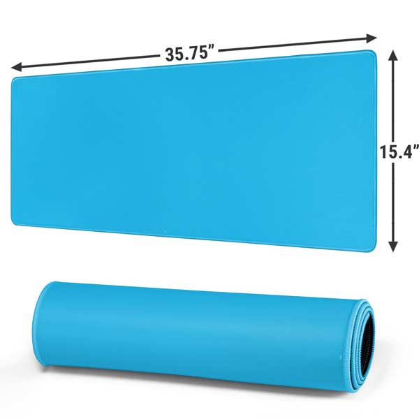 Color Pop Turbo Cyan Gaming Mouse Pad