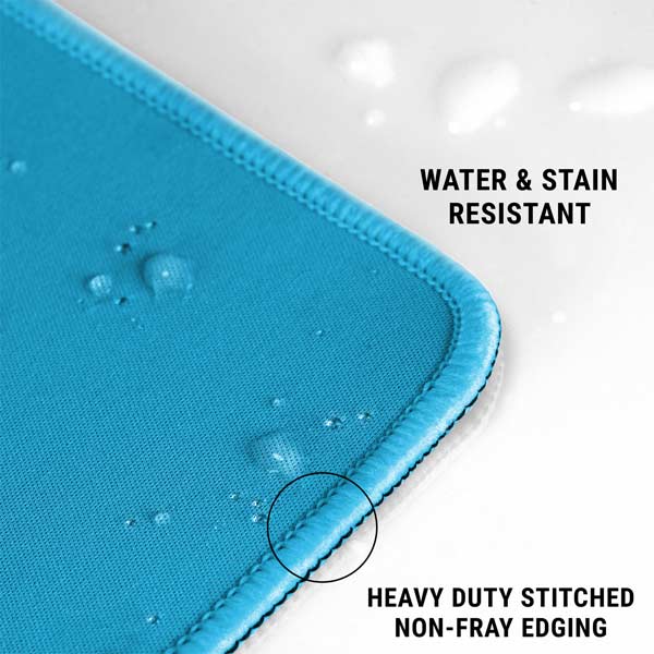Color Pop Turbo Cyan Gaming Mouse Pad