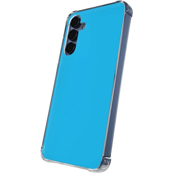 Color Pop Turbo Cyan Galaxy A35 5G Clear Case