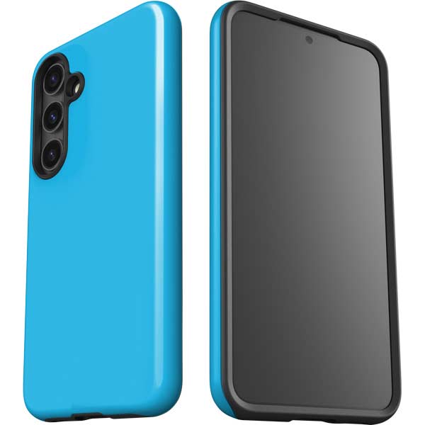 Color Pop Turbo Cyan Galaxy S24 Impact Case