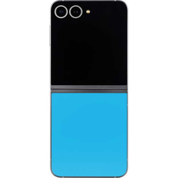 Color Pop Turbo Cyan Galaxy Z Flip6 Skin