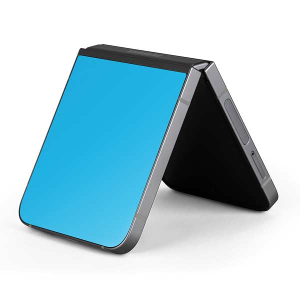 Color Pop Turbo Cyan Galaxy Z Flip6 Skin