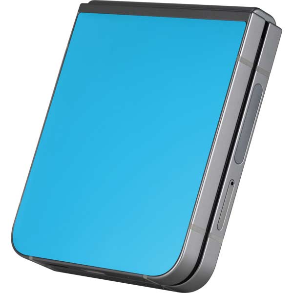 Color Pop Turbo Cyan Galaxy Z Flip6 Skin
