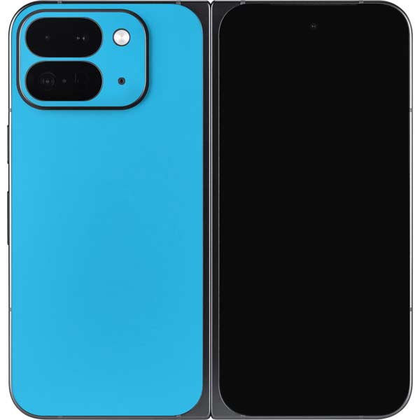 Color Pop Turbo Cyan Google Pixel 9 Pro Fold Skin