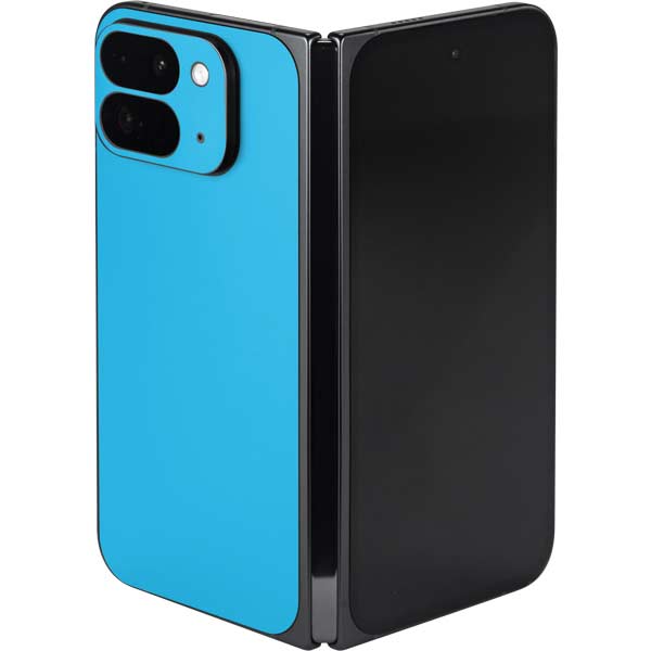 Color Pop Turbo Cyan Google Pixel 9 Pro Fold Skin