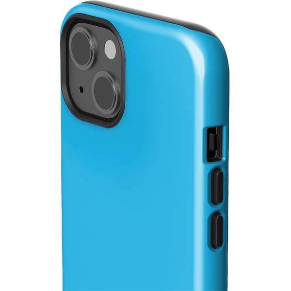 Color Pop Turbo Cyan iPhone 14 Plus Impact Case