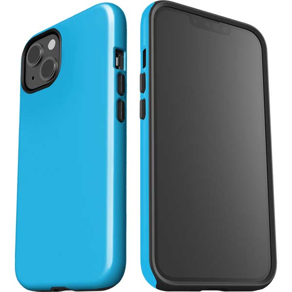 Color Pop Turbo Cyan iPhone 14 Plus Impact Case