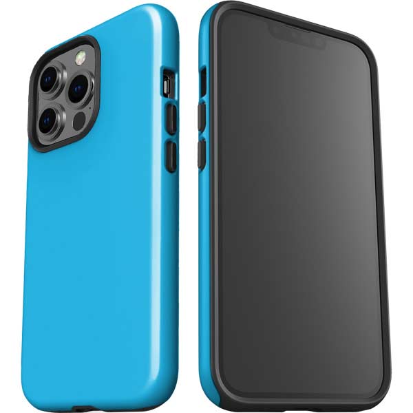 Color Pop Turbo Cyan iPhone 14 Pro Impact Case