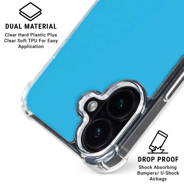 Color Pop Turbo Cyan iPhone 16 MagSafe Case