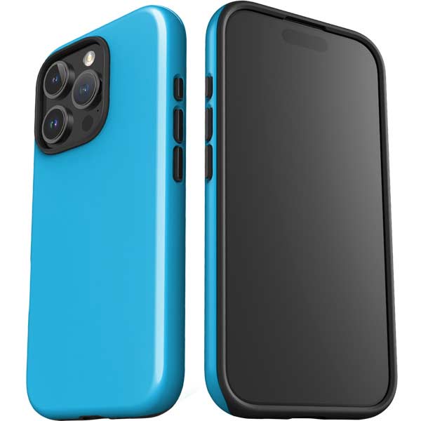Color Pop Turbo Cyan iPhone 16 Pro Impact Case